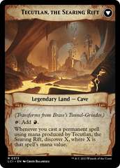 Brass's Tunnel-Grinder // Tecutlan, The Searing Rift (Extended Art) [The Lost Caverns of Ixalan] | D20 Games