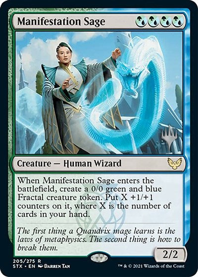 Manifestation Sage (Promo Pack) [Strixhaven: School of Mages Promos] | D20 Games