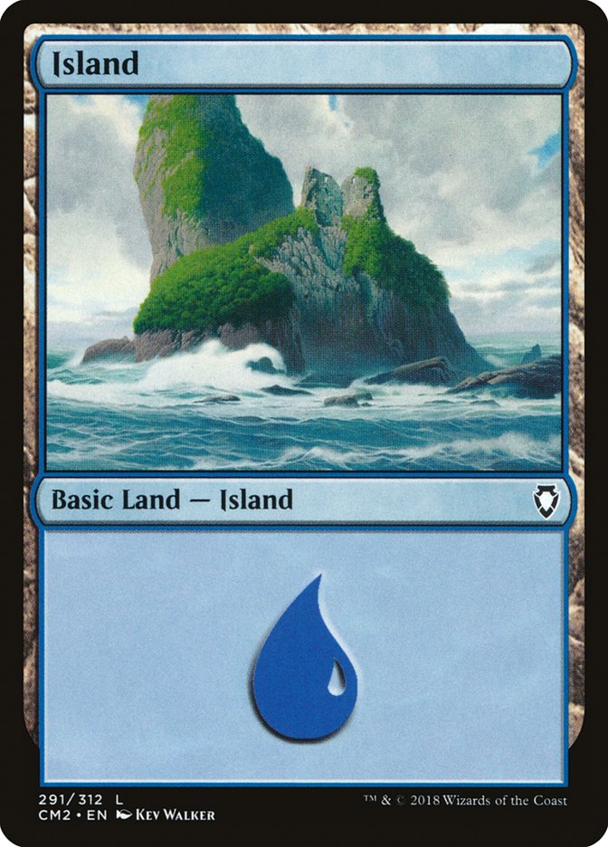 Island (291) [Commander Anthology Volume II] | D20 Games