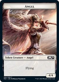 Angel // Weird Double-sided Token [Core Set 2021 Tokens] | D20 Games