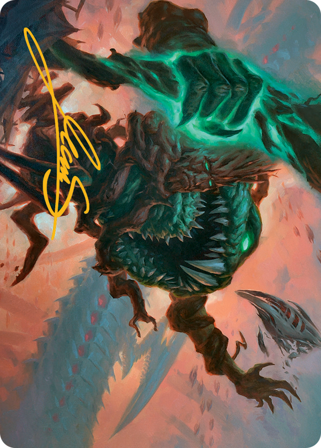 Yargle and Multani Art Card (Gold-Stamped Signature) [March of the Machine Art Series] | D20 Games