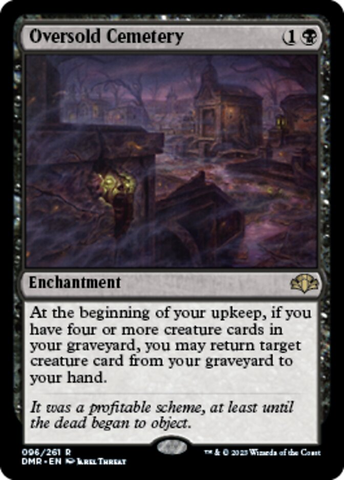 Oversold Cemetery [Dominaria Remastered] | D20 Games