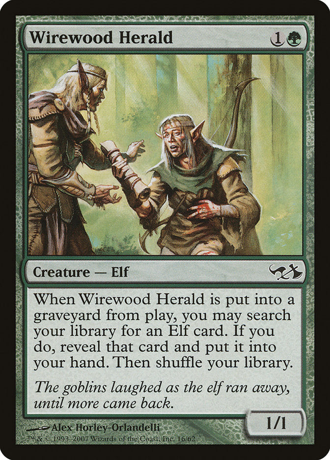 Wirewood Herald [Duel Decks: Elves vs. Goblins] | D20 Games