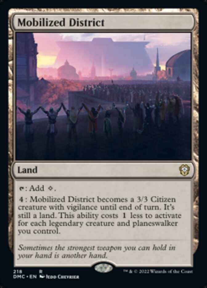 Mobilized District [Dominaria United Commander] | D20 Games