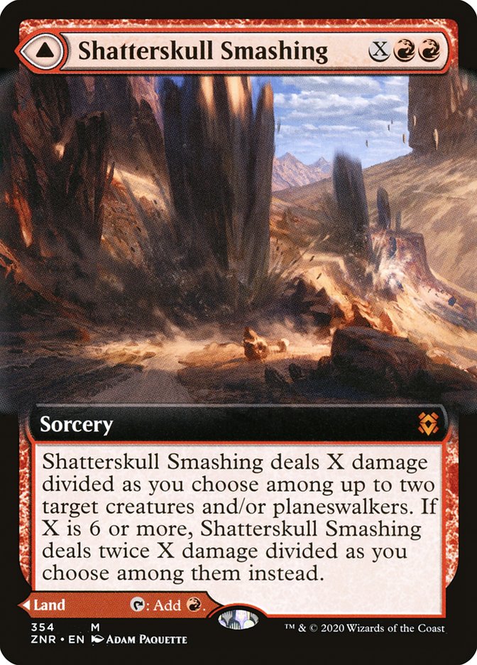 Shatterskull Smashing // Shatterskull, the Hammer Pass (Extended) [Zendikar Rising] | D20 Games