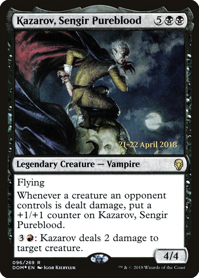 Kazarov, Sengir Pureblood  [Dominaria Prerelease Promos] | D20 Games