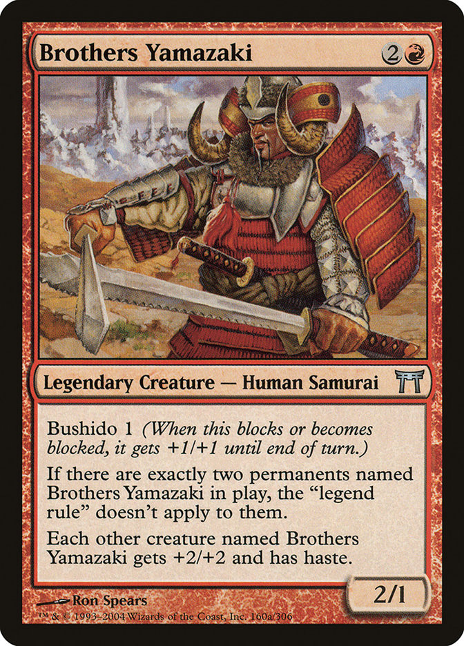 Brothers Yamazaki (160a/306) [Champions of Kamigawa] | D20 Games