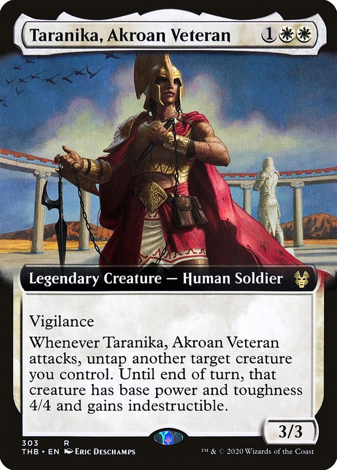 Taranika, Akroan Veteran (Extended) [Theros Beyond Death] | D20 Games