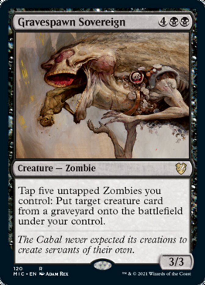 Gravespawn Sovereign [Innistrad: Midnight Hunt Commander] | D20 Games