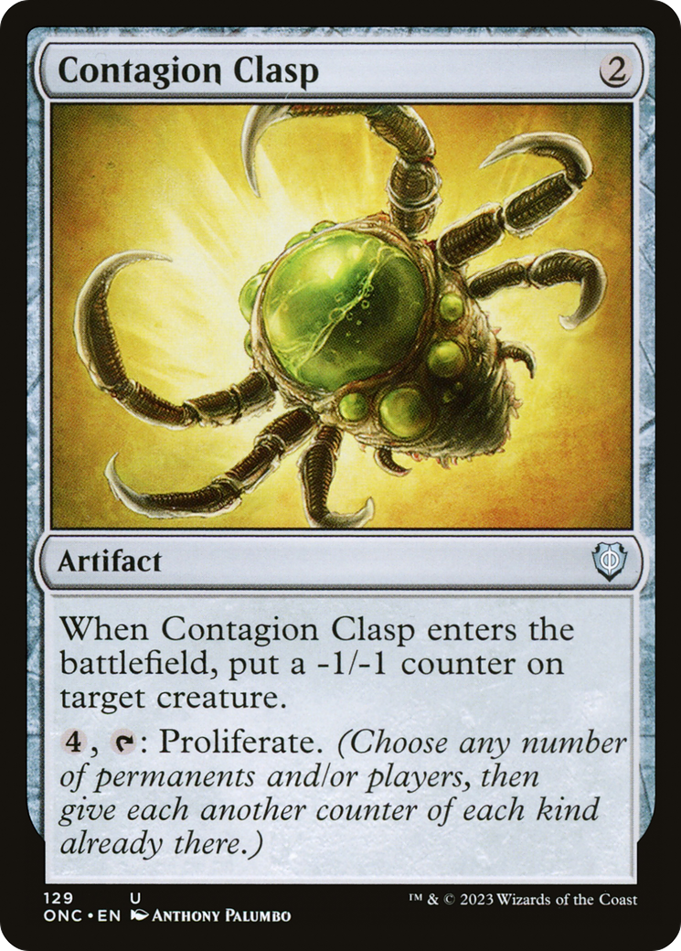 Contagion Clasp [Phyrexia: All Will Be One Commander] | D20 Games