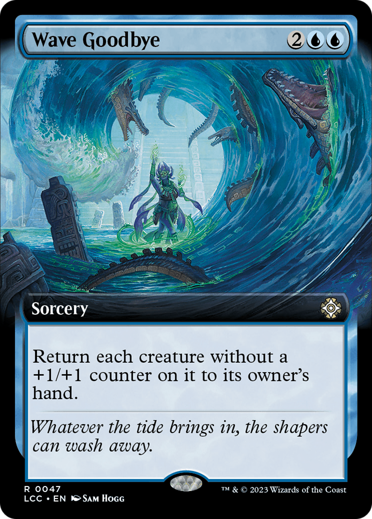 Wave Goodbye (Extended Art) [The Lost Caverns of Ixalan Commander] | D20 Games