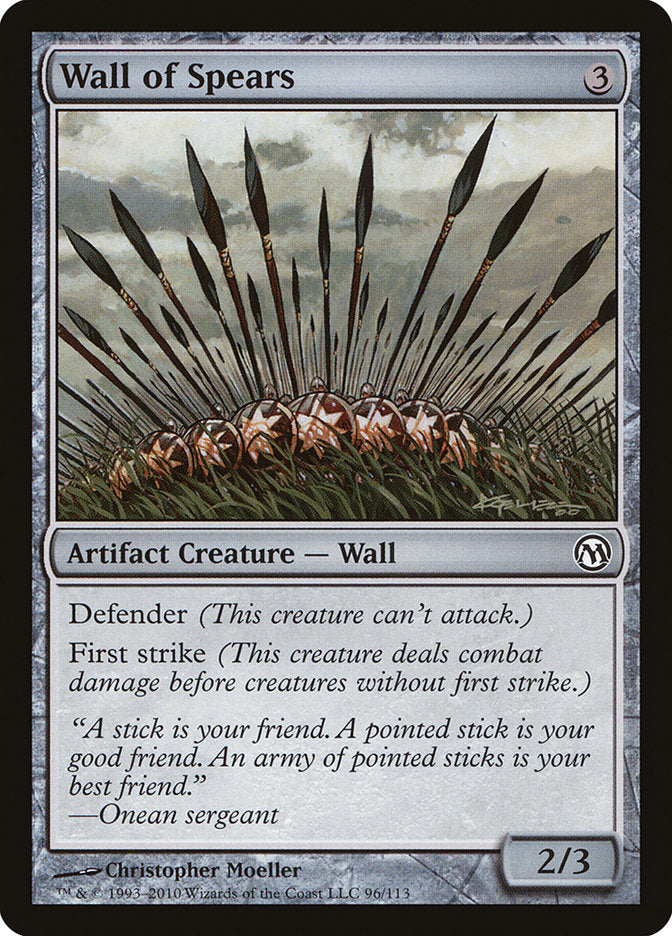 Wall of Spears [Duels of the Planeswalkers] | D20 Games