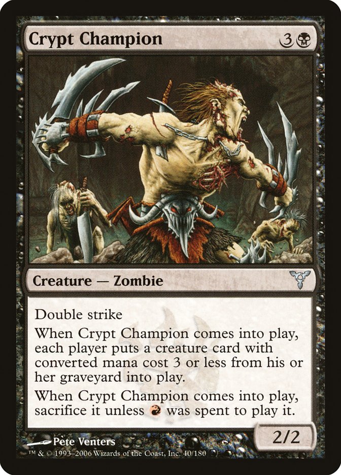 Crypt Champion [Dissension] | D20 Games