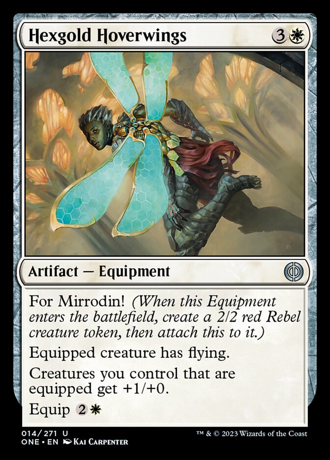 Hexgold Hoverwings [Phyrexia: All Will Be One] | D20 Games