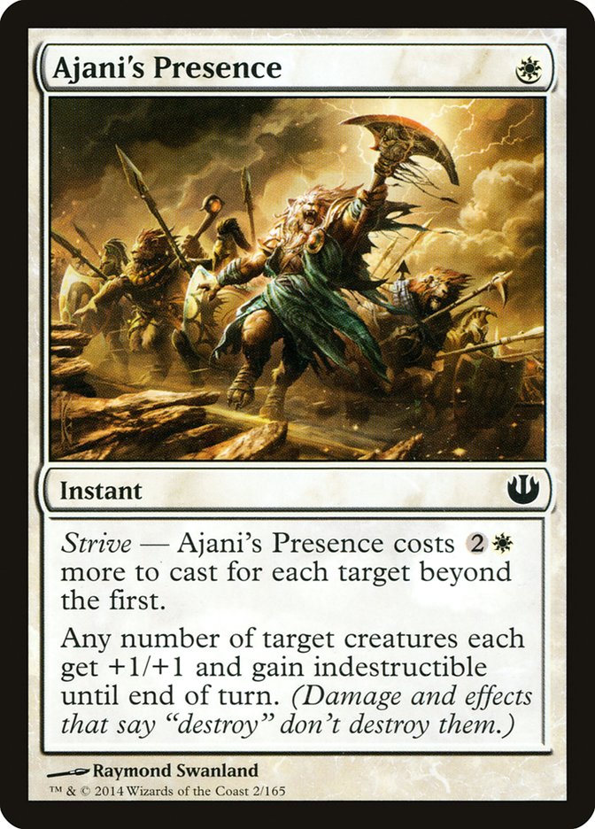 Ajani's Presence [Journey into Nyx] | D20 Games