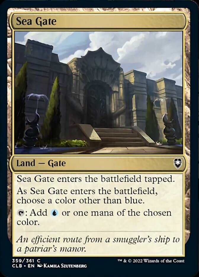 Sea Gate [Commander Legends: Battle for Baldur's Gate] | D20 Games