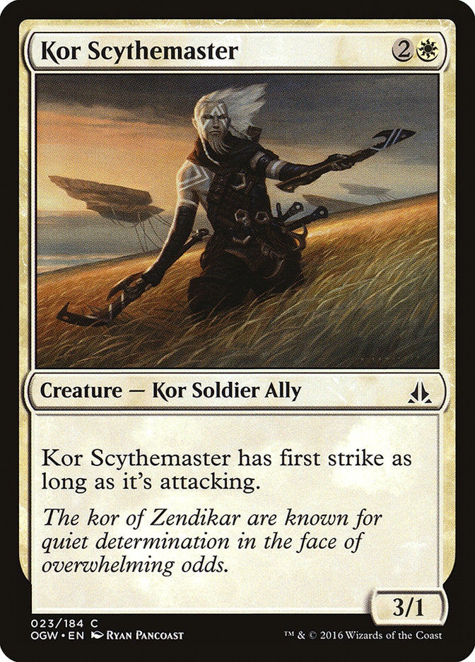 Kor Scythemaster [Oath of the Gatewatch] | D20 Games