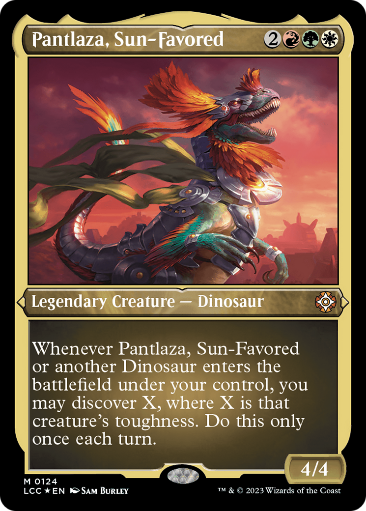 Pantlaza, Sun-Favored (Display Commander) [The Lost Caverns of Ixalan Commander] | D20 Games