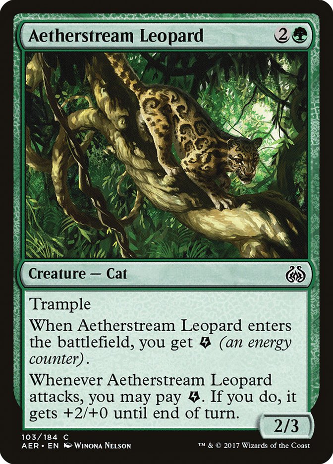 Aetherstream Leopard [Aether Revolt] | D20 Games