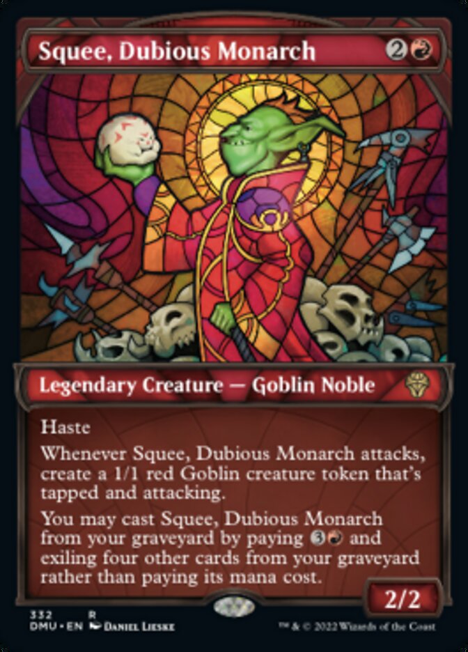 Squee, Dubious Monarch (Showcase Textured) [Dominaria United] | D20 Games