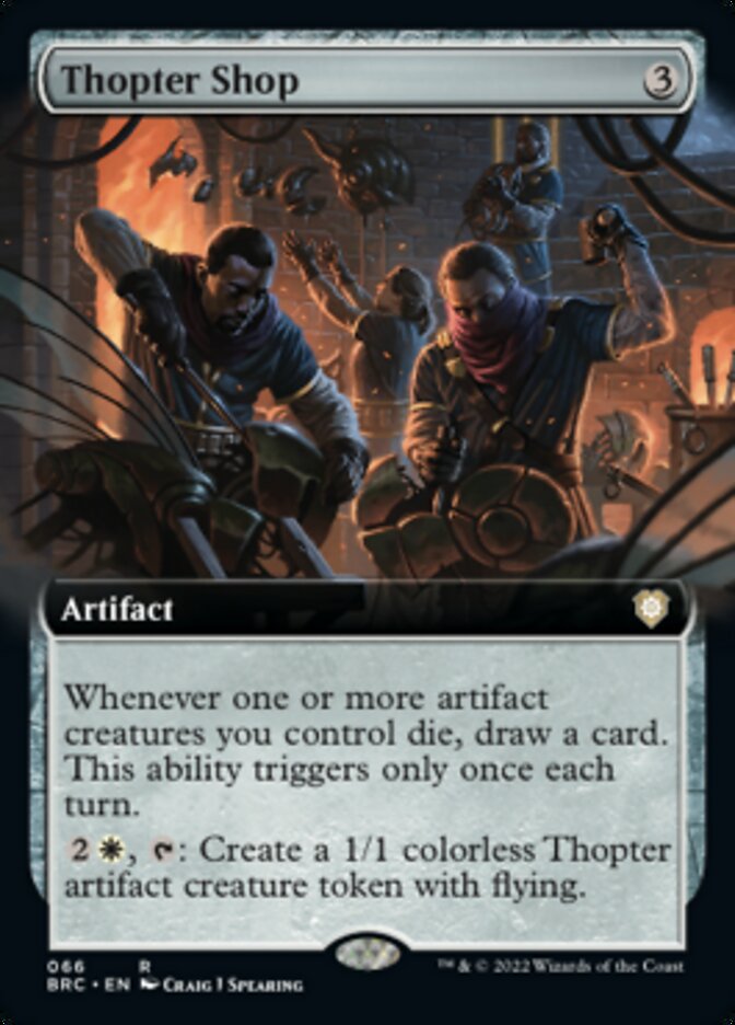 Thopter Shop (Extended Art) [The Brothers' War Commander] | D20 Games