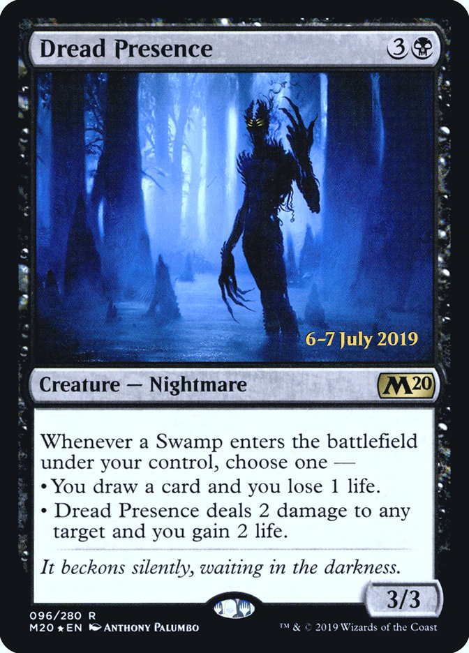 Dread Presence  [Core Set 2020 Prerelease Promos] | D20 Games