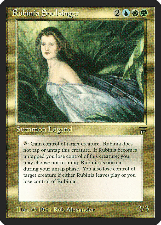 Rubinia Soulsinger [Legends] | D20 Games