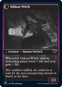 Ragged Recluse // Odious Witch [Innistrad: Double Feature] | D20 Games