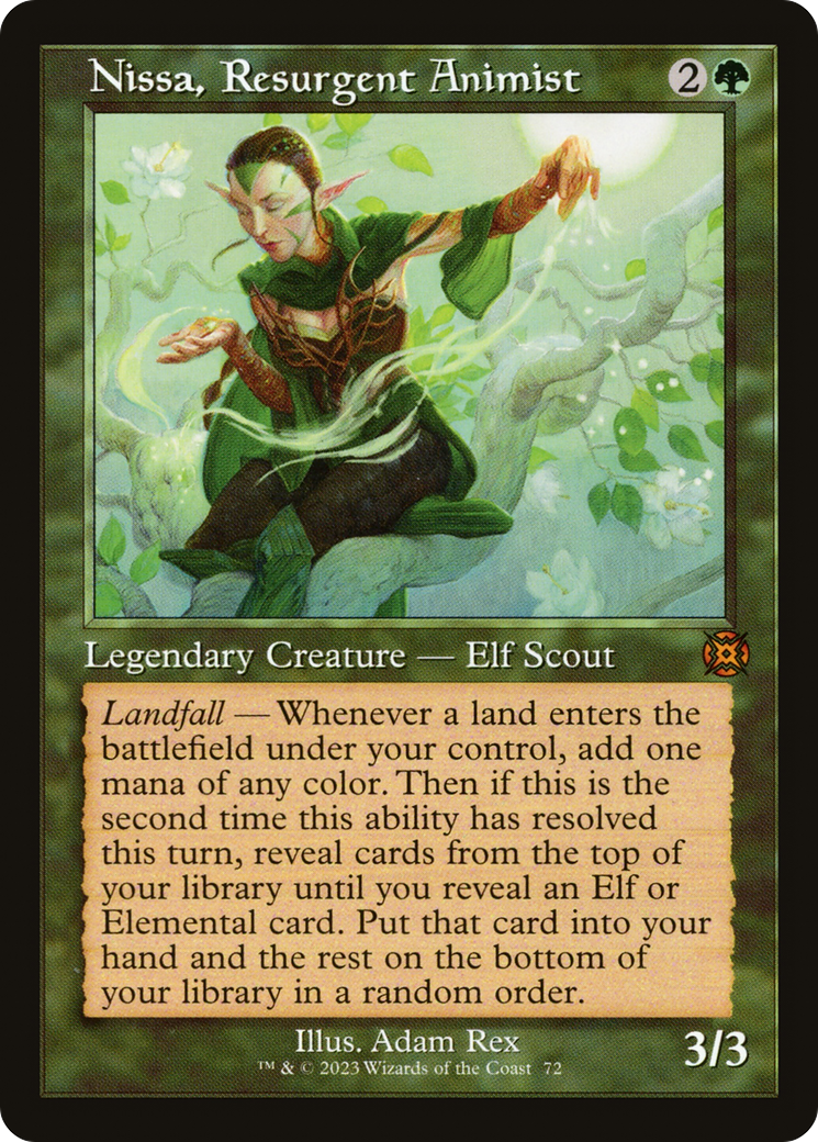 Nissa, Resurgent Animist (Retro) [March of the Machine: The Aftermath] | D20 Games