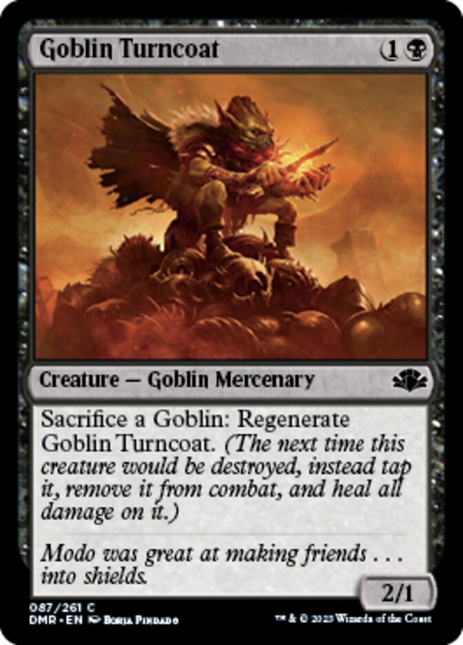 Goblin Turncoat [Dominaria Remastered] | D20 Games