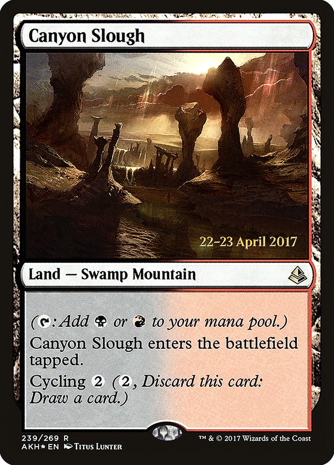 Canyon Slough  [Amonkhet Prerelease Promos] | D20 Games