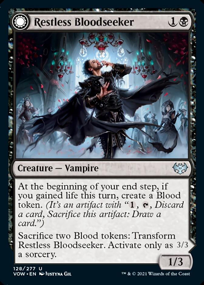 Restless Bloodseeker // Bloodsoaked Reveler [Innistrad: Crimson Vow] | D20 Games