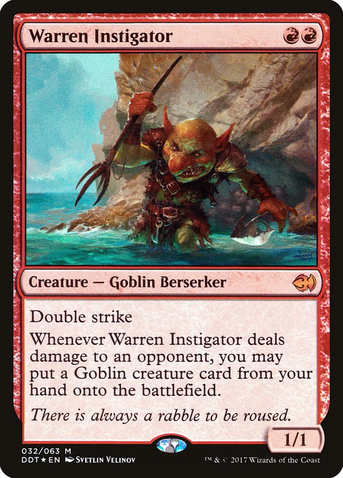 Warren Instigator [Duel Decks: Merfolk vs. Goblins] | D20 Games