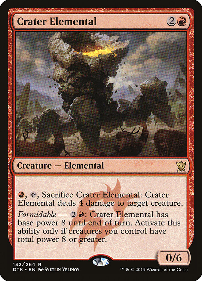 Crater Elemental [Dragons of Tarkir] | D20 Games