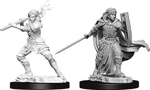 Dungeons & Dragons Nolzur's Marvelous Unpainted Miniatures: Female Human Paladin | D20 Games