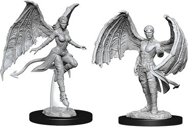 Dungeons & Dragons Nolzur`s Marvelous Unpainted Miniatures: W10 Succubus & Incubus | D20 Games