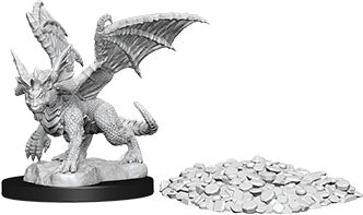 Dungeons & Dragons Nolzur`s Marvelous Unpainted Miniatures: W10 Blue Dragon Wyrmling | D20 Games
