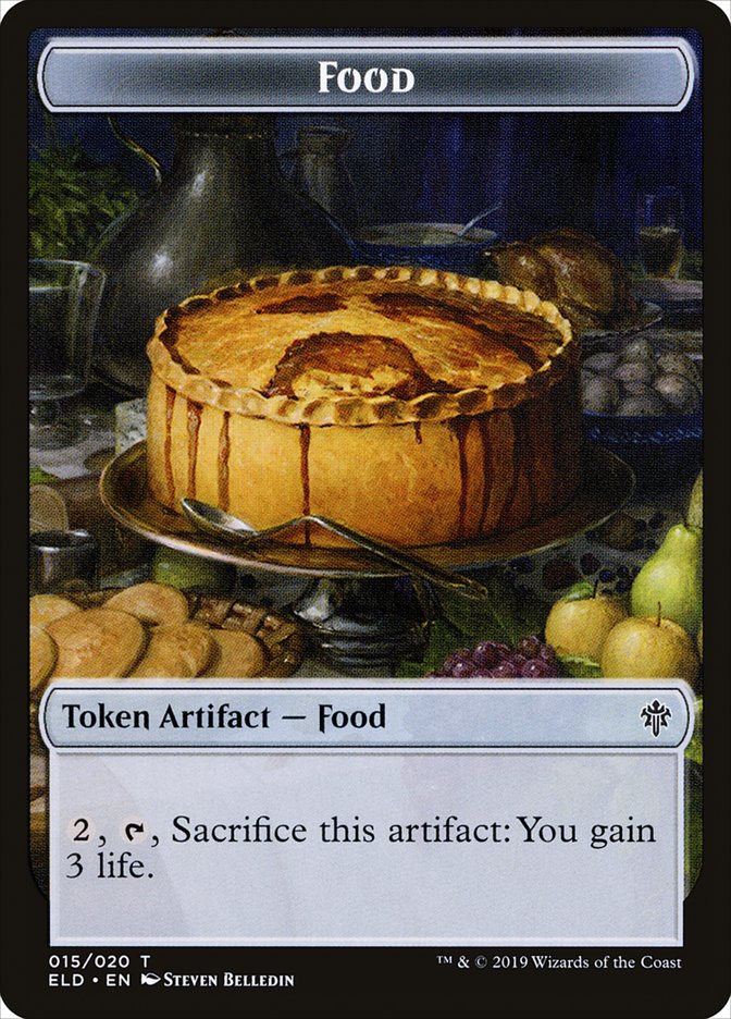 Food (015/020) [Throne of Eldraine Tokens] | D20 Games