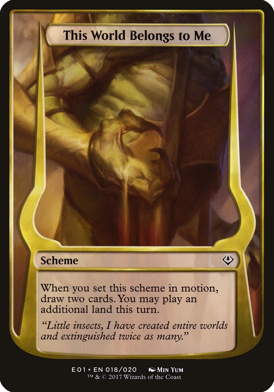 This World Belongs to Me (Schemes) [Archenemy: Nicol Bolas Schemes] | D20 Games