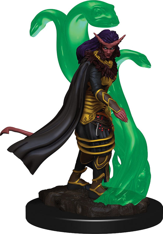 Dungeons & Dragons Icons of the Realms Premium Figures: W1 Tiefling Female Sorcerer | D20 Games