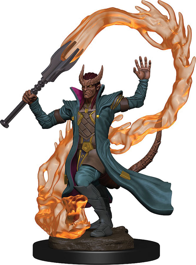 Dungeons & Dragons Icons of the Realms Premium Figures: W1 Tiefling Male Sorcerer | D20 Games