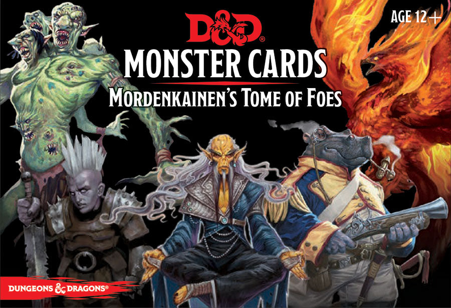 Dungeons and Dragons: Monster Cards - Mordenkainen`s Tome of Foes | D20 Games
