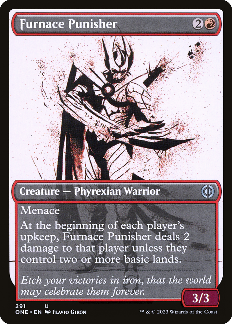 Furnace Punisher (Showcase Ichor) [Phyrexia: All Will Be One] | D20 Games