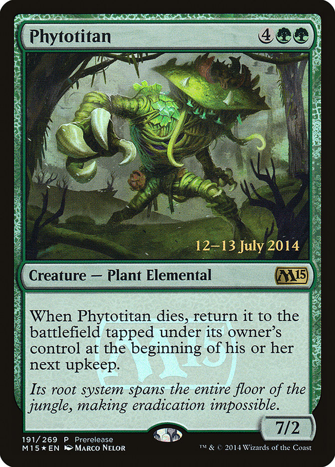 Phytotitan [Magic 2015 Prerelease Promos] | D20 Games
