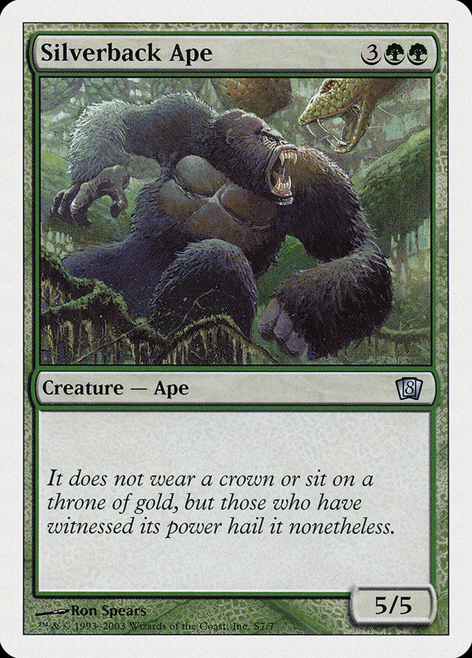 Silverback Ape [Eighth Edition] | D20 Games