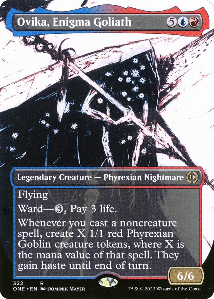 Ovika, Enigma Goliath (Borderless Ichor) [Phyrexia: All Will Be One] | D20 Games