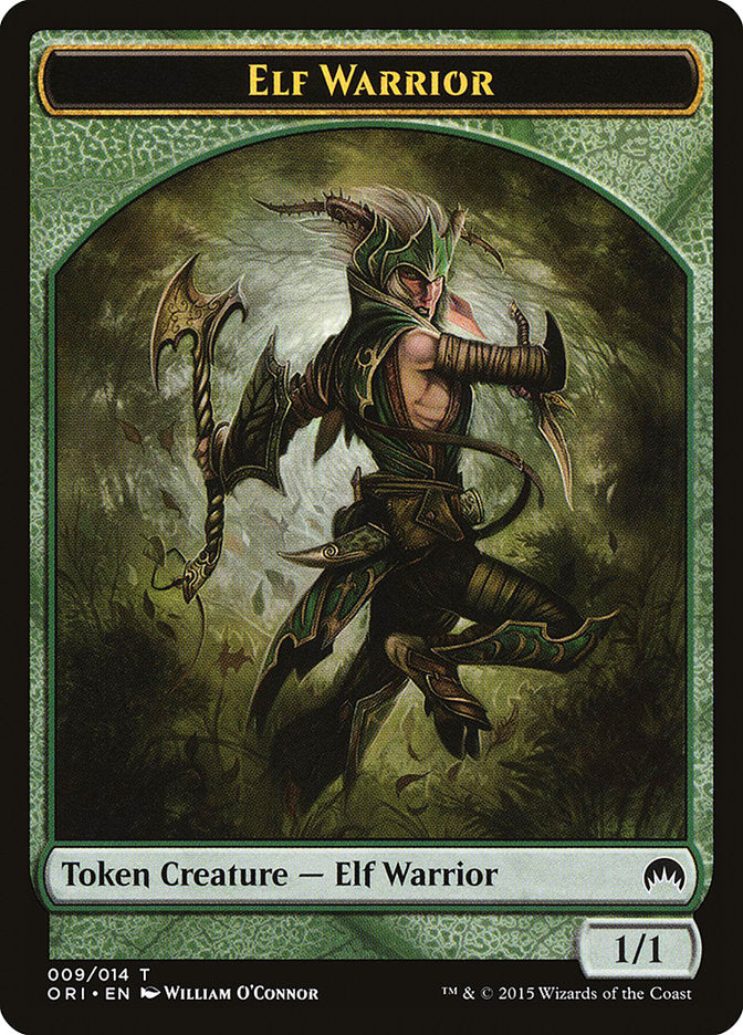 Elf Warrior [Magic Origins Tokens] | D20 Games