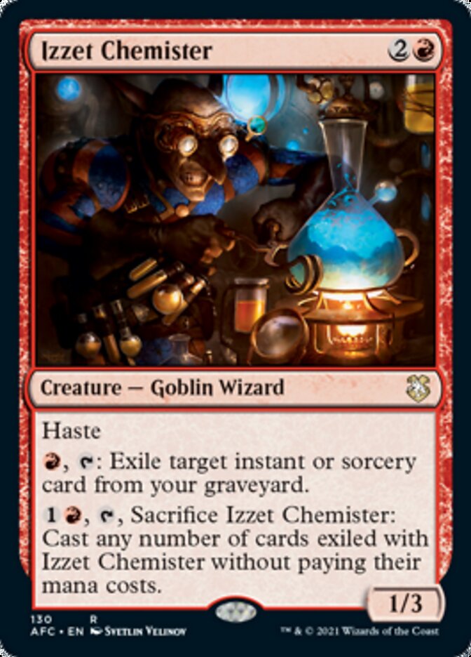 Izzet Chemister [Dungeons & Dragons: Adventures in the Forgotten Realms Commander] | D20 Games