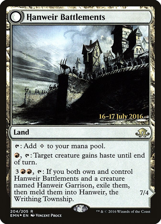 Hanweir Battlements  [Eldritch Moon Prerelease Promos] | D20 Games