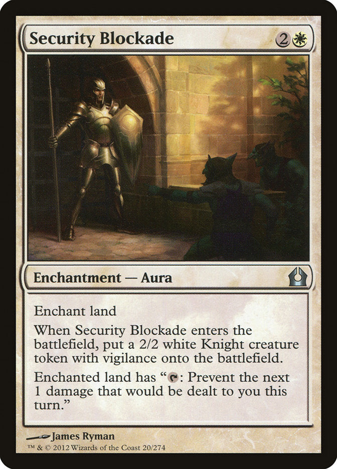 Security Blockade [Return to Ravnica] | D20 Games